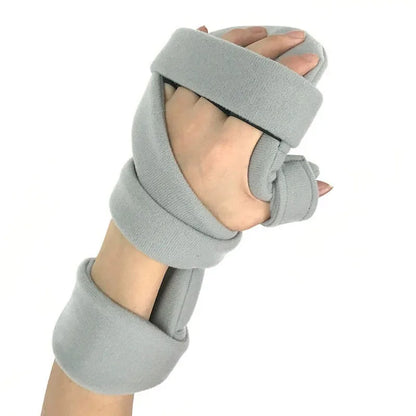 Adjustable Stroke Hand Brace — Finger and Wrist Support Splint for Night Use, Arthritis & Tendonitis Rehabilitation