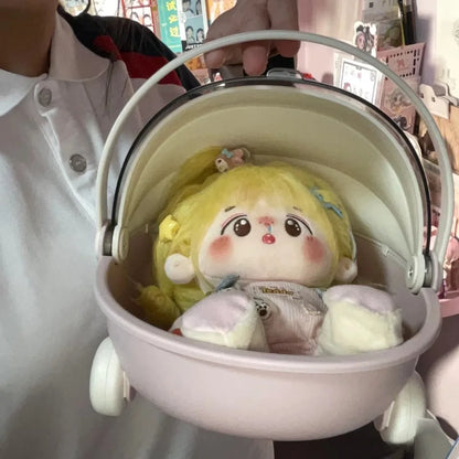 Labubu Baby Stroller Storage Box & Space Module Doll Cradle — Doll Bed Furniture & Accessories for Labubu Dolls