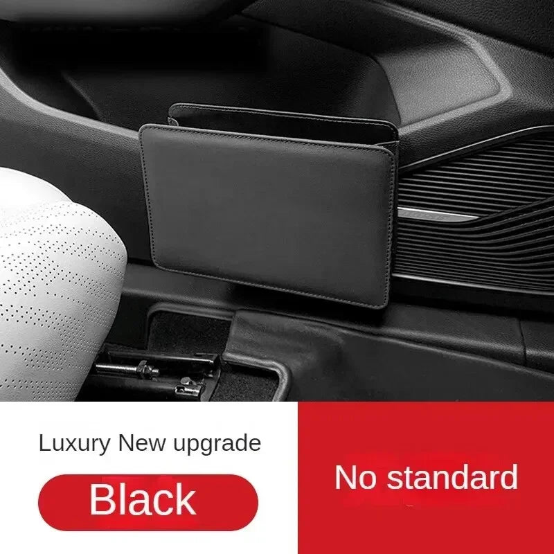 Car Trash Can & Storage Bag — Foldable Hanging Seat Back Organizer for Car Door & Interior Storage