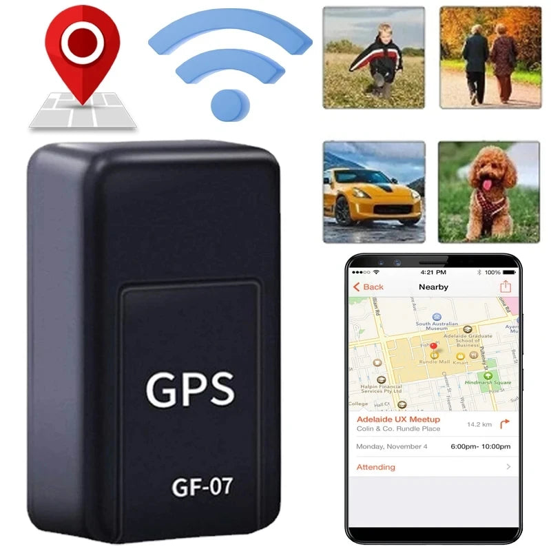 GF-07 GPS Tracker – Compact Car Locator with Remote Precision Positioning