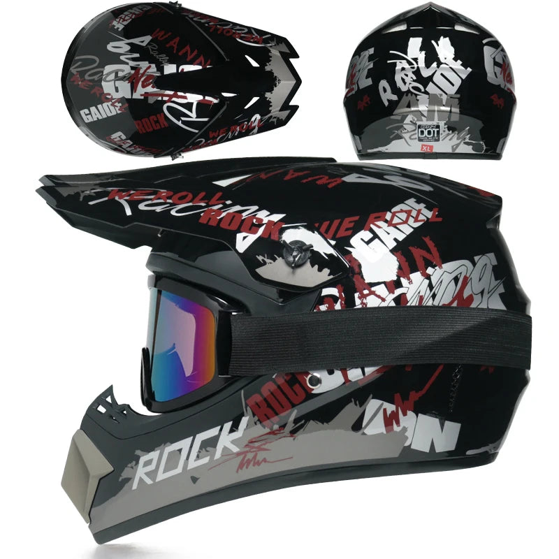 Children's Off-Road Motorcycle Helmet - Bike Downhill AM DH Cross & Motocross Capacete Casco for Kids