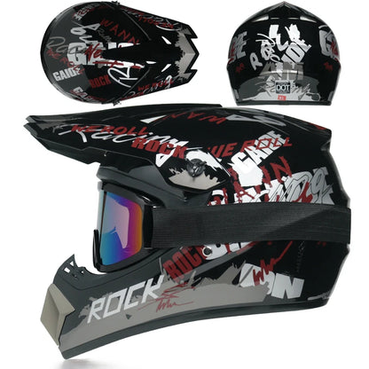Children's Off-Road Motorcycle Helmet - Bike Downhill AM DH Cross & Motocross Capacete Casco for Kids