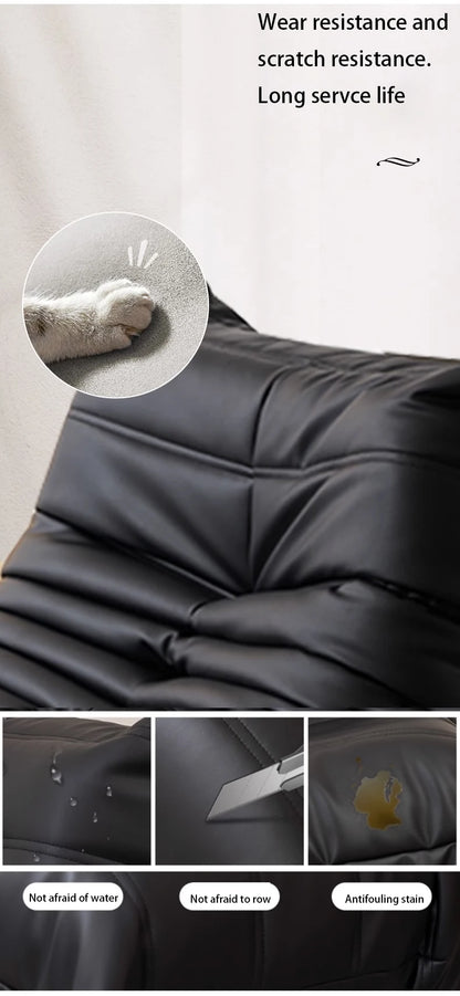Caterpillar Single Sofa Chair – Cozy Tatami Lounge Chair for Living Room, Bedroom, Balcony, Reading, and Leisure