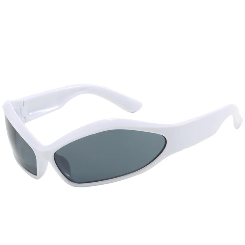 Y2K Punk Sunglasses - Special-Shaped UV400 Windproof Goggles for Men and Women, Cycling and Party Eyewear