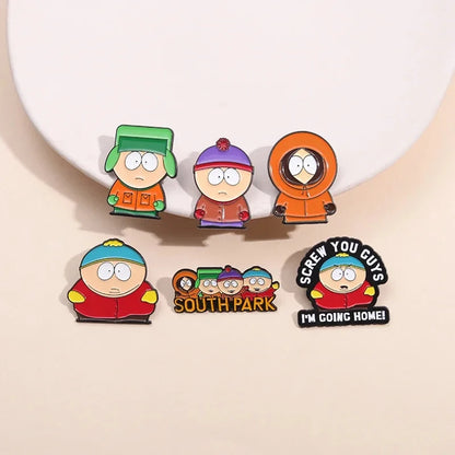 Cute Cartoon Enamel Pins - Custom Metal Character Brooches and Backpack Lapel Badges for Kids and Friends’ Gifts