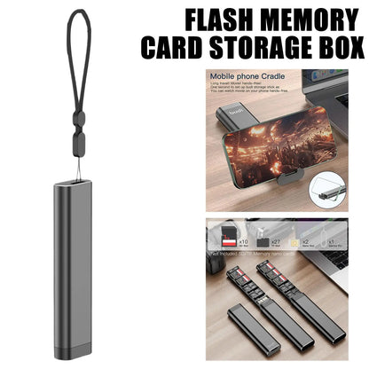 BoxBUDI 30-Slot Memory Card Storage Case – Shockproof, Anti-Pressure, Portable Card Holder Wallet with Anti-Loss Design