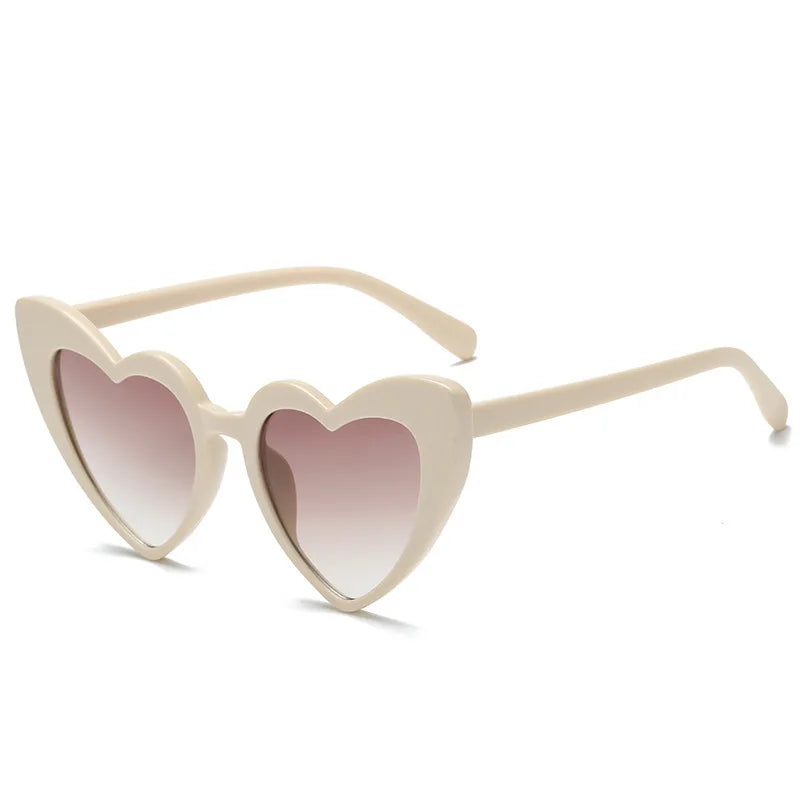 Women’s Fashion Heart-Shaped Glasses Watch - Nighttime Light Diffraction to Heart Shape, Stylish Female Sunglasses