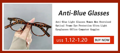 Y2K Retro Oval Frame Glasses for Women - Sweet & Cool Eyewear, Anti-Blue Light Reading & Computer Glasses