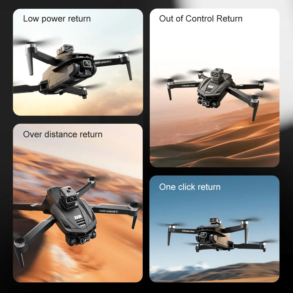 2025 V168 Pro MAX GPS Drone – 8K HD Camera, 5G WiFi FPV, 360° Obstacle Avoidance, Brushless RC Quadcopter