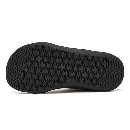 HOBIBEAR Kids Barefoot Sneakers – Lightweight Breathable Mesh Shoes with Hook & Loop, Wide Toe for Toddlers & Kids
