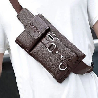 Unisex Stylish Crossbody Shoulder Bag – Trendy Neutral Commuter & Gym Fitness Bag for Everyday Use