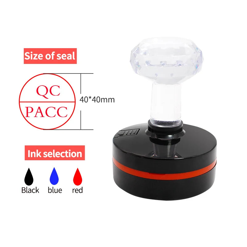 Personalized Logo Self-Inking Stamp: Customized Photosensitive Ink Stamp with Your Design Picture