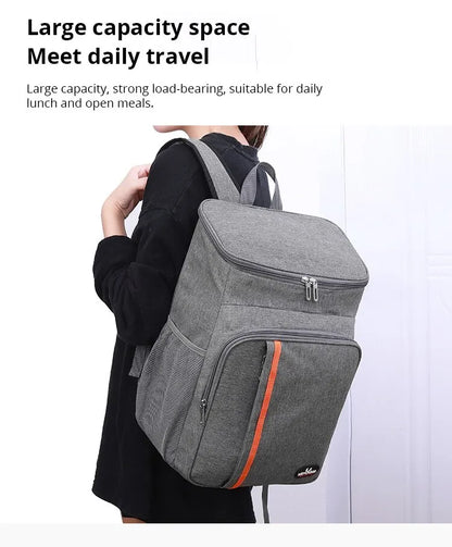 Multifunctional Shoulder Insulation Bag — Outdoor Picnic Cooler Backpack, Leak-Proof Ice Bag for Travel & Fresh-Keeping