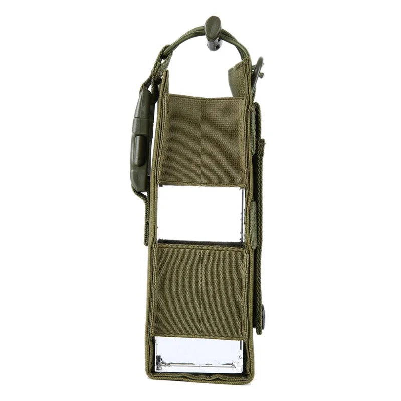 MOLLE Water Bottle Holster Pouch - Outdoor Sports, Hiking, Camping & Travel Canteen Holder EDC Tool Waist Bag