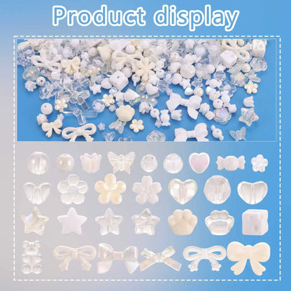 Candy Color Acrylic Beads - Mixed Style DIY Beads for Handmade Bracelets, Phone Chains & Jewelry Making