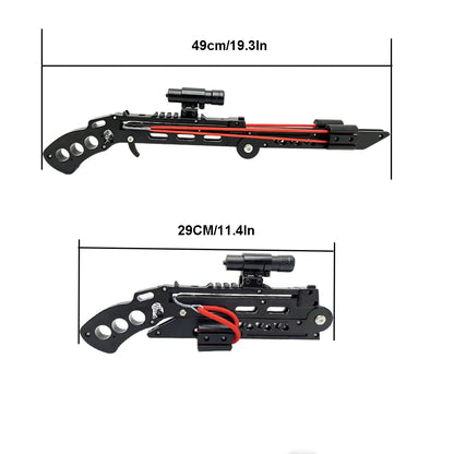 Foldable Slingshot Set - High Precision Outdoor Training Slingshot with Compact Folding Design for Target Practice & Archery