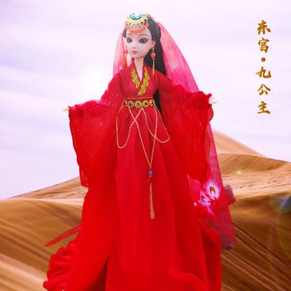 Ancient Dress Imperial Concubine Doll – Jointed Princess Fairy Suit with Clothes
