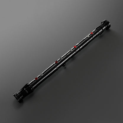 Darth Maul Double-Edged Neopixel Lightsaber – Xenopixel Jedi Laser Sword for Heavy Dueling & Cosplay