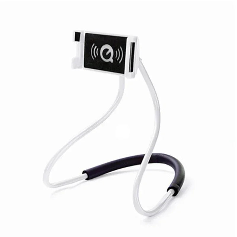 360° Flexible Neck Phone Holder - Hands-Free Hanging Stand for iPhone, Samsung & Xiaomi