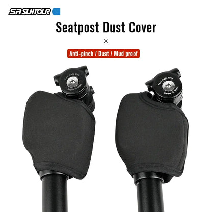 SUNTOUR SP12 NCX Bicycle Seat Tube Dust Cover – Suspension Seat Post Protector for Shock Absorber Clamp