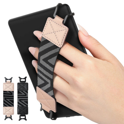 Security Hand Strap for 6-8" Kindle eReaders and Fire Tablets - High-Elasticity, Lightweight Finger Grip Holder