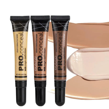 Hose Liquid Foundation Matte Nude – Full Coverage Facial Makeup with Highlight, Concealer & Oil Control for Brightening