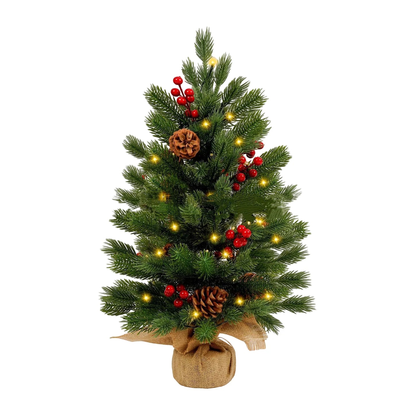 Christmas Tree Tabletop Decoration – Classic Artificial Family Ornament for Merry Christmas Party & Home Décor