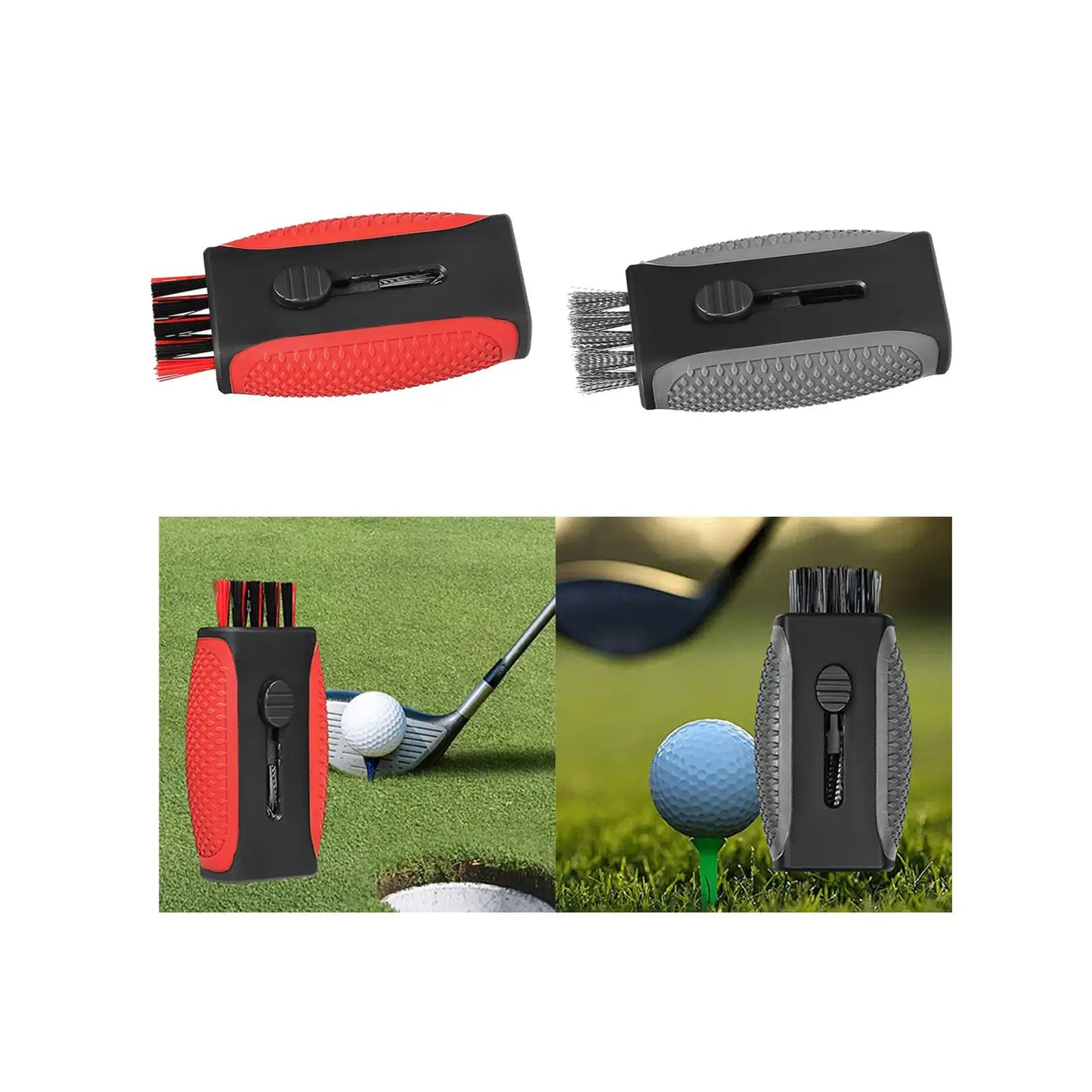 Retractable Golf Club Cleaning Brush – Mini Golf Cleaner Tool for Men