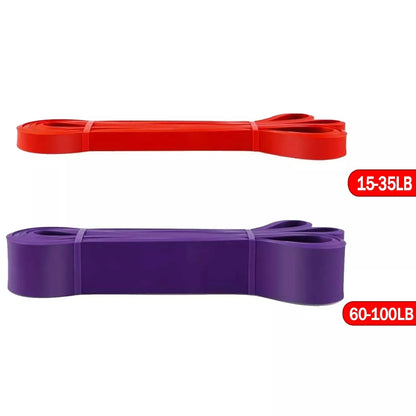 5-120lbs Fitness Resistance Band – Boxing, Agility, Yoga & Pilates Training Equipment for Home Gym