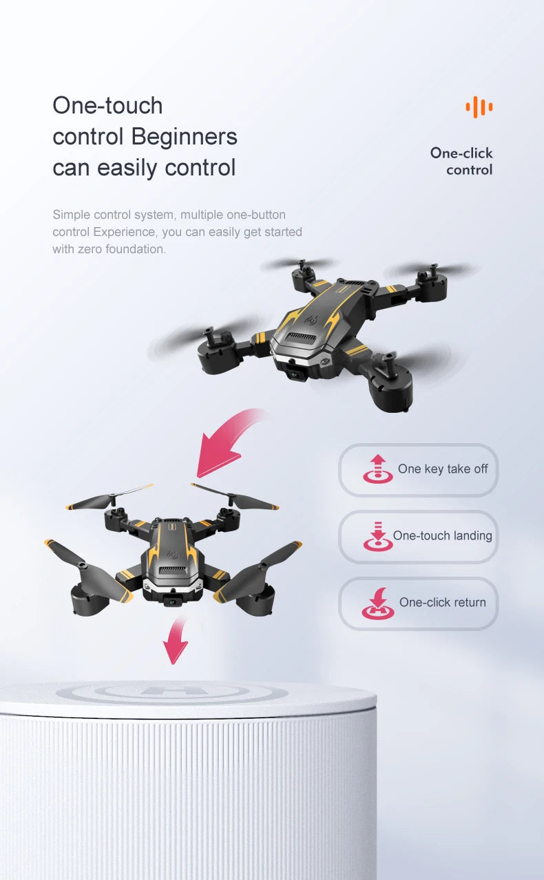 KBDFA G6 5G Drone – 8K HD Camera, GPS, Four-Sided Obstacle Avoidance, Foldable Quadcopter RC Helicopter for FPV & Professional Use
