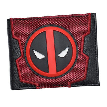 Marvel Comics Deadpool Wallet – PVC Short Purse with Coin Pocket for Men & Women