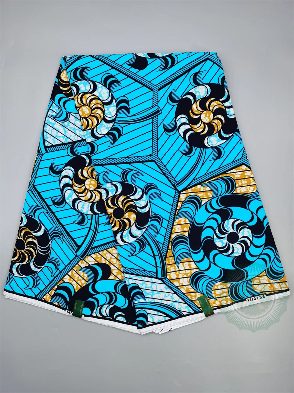 African Wax Fabric - Cotton Nigerian Ankara Batik Block Print Sewing Cloth