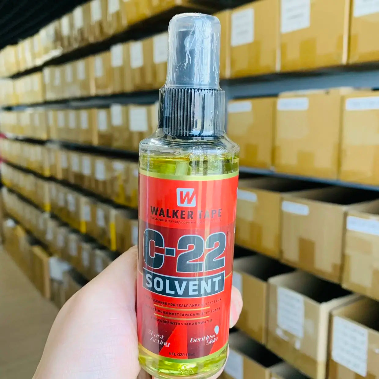C-22 Solvent Spray Remover — Lace Wig & Toupee Adhesive Remover, Wig Glue & Tape Hair Extension Cleaner