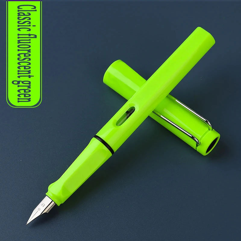 Luxury Calligraphy Fountain Pen - Premium Ink Cartridge Writing Tool for Office, School & Creative Lettering
