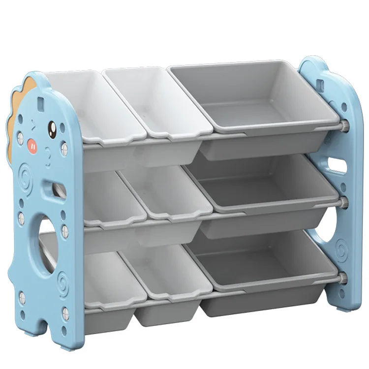 Kids Toy Storage Organizer with Multi-Tier Shelves – Large Capacity Children’s Bookshelf & Tidying Cabinet for Home or Kindergarten