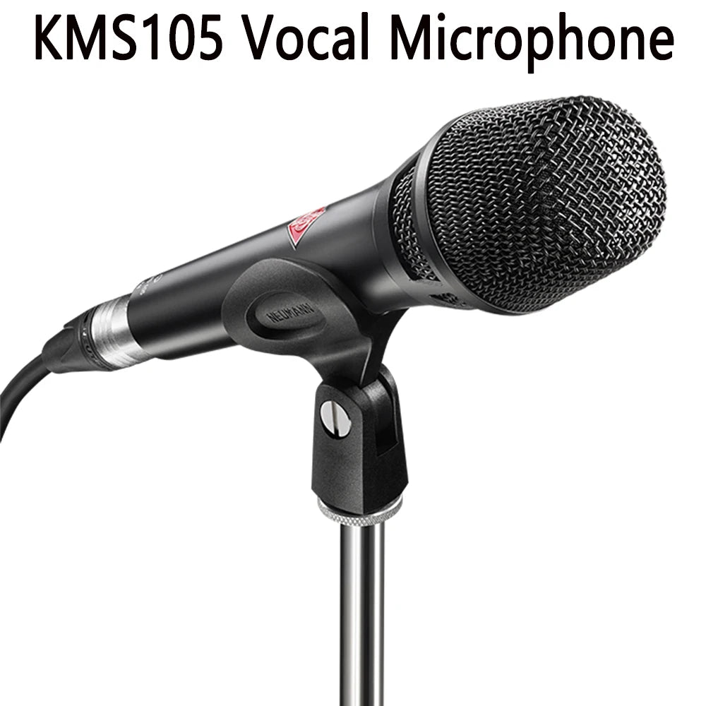 KMS105 Supercardioid Condenser Microphone - Vocal Mic for Recording, Studio & Audio Broadcast