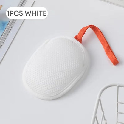 Foaming Soap Bag Mesh Pouch - Massage Exfoliator & Bathing Bubble Maker for Body Cleansing