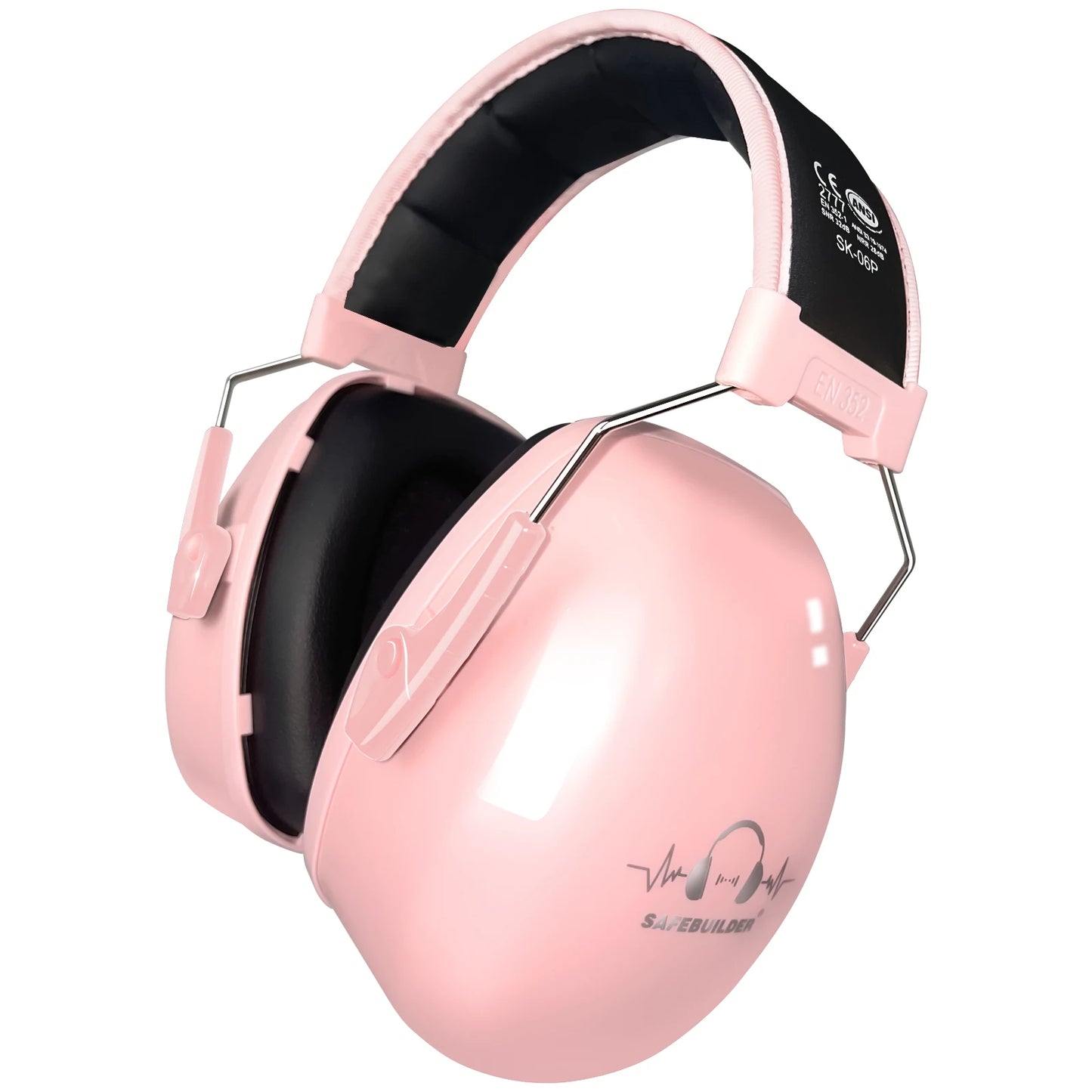 Adjustable Noise Reduction Ear Muffs NRR 28dB – SK-06P Hearing Protection Ear Defenders for Work, Mowing & Industrial Use