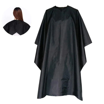 Retro Hairdressing Cape – Waterproof Patterned Salon Barber Gown, Professional Hair Stylist Cutting Apron