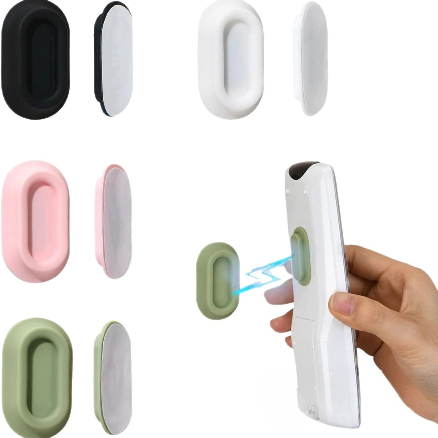 Magnetic Remote Control Holder – Strong Self-Adhesive Wall Mount for TV & AC Remotes