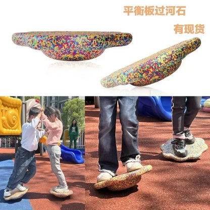Outdoor Crossing Stone Training Equipment - Children's Foot Sense System & Balance Board for Early Education