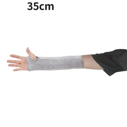 Level 5 HPPE Cut-Resistant Arm Sleeves - Anti-Puncture Protective Work Sleeves for Hand & Arm Safety