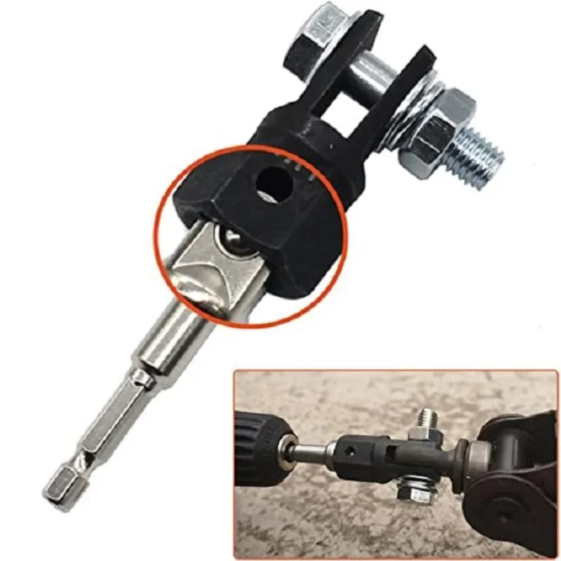 Scissor Jack Adapter — 1/2 Inch Chrome Vanadium Steel Wrench Tool for Automotive Jack & Impact Drill Sockets