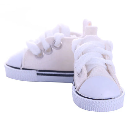 5CM Doll Snow Boots – Pop Plush Canvas Shoes for 14.5" Dolls, 32-36CM Paola Reina & 20CM Cotton Dolls Accessories