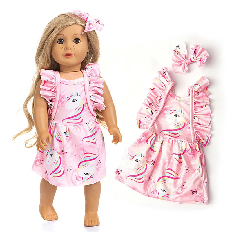 18-Inch Girl Doll Winter Coat – Jacket Outfit for 43cm Newborn Baby Dolls