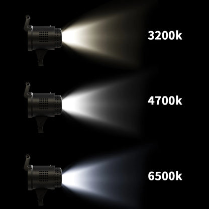 Bowens 135W LED Photography Studio Light Kit - Dimmable Video Lamp with 2m Tripod, 3000–6500K & 3 Colors