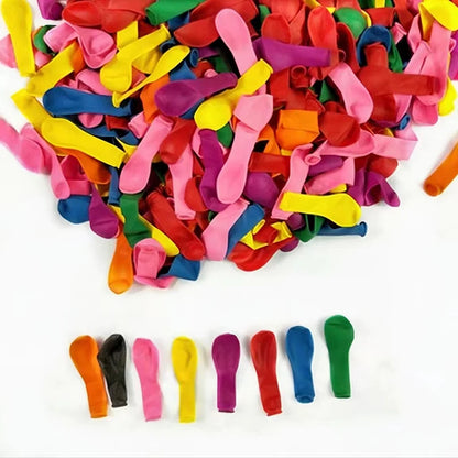 50/100PCS Rainbow Matte Balloons 5 Inch – Round Colorful Party Balloons for Wedding, Birthday & Holiday DIY Decoration Supplies