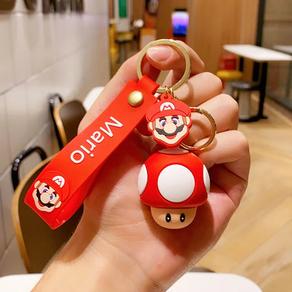 Super Mario Figurine Keychain - Cute Character Backpack Pendant, Doll Charm & Collectible Gift