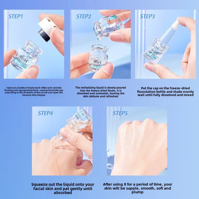 Triple Peptide Anti-Wrinkle Skincare Set – Firming, Lifting & Hydrating Face Kit for All Skin Types