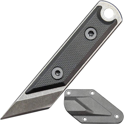 Eafengrow C1146 Fixed Blade Knife – 440C Blade, G10 Handle, EDC Neck Knife for Camping, Hiking, Fishing with Kydex Sheath